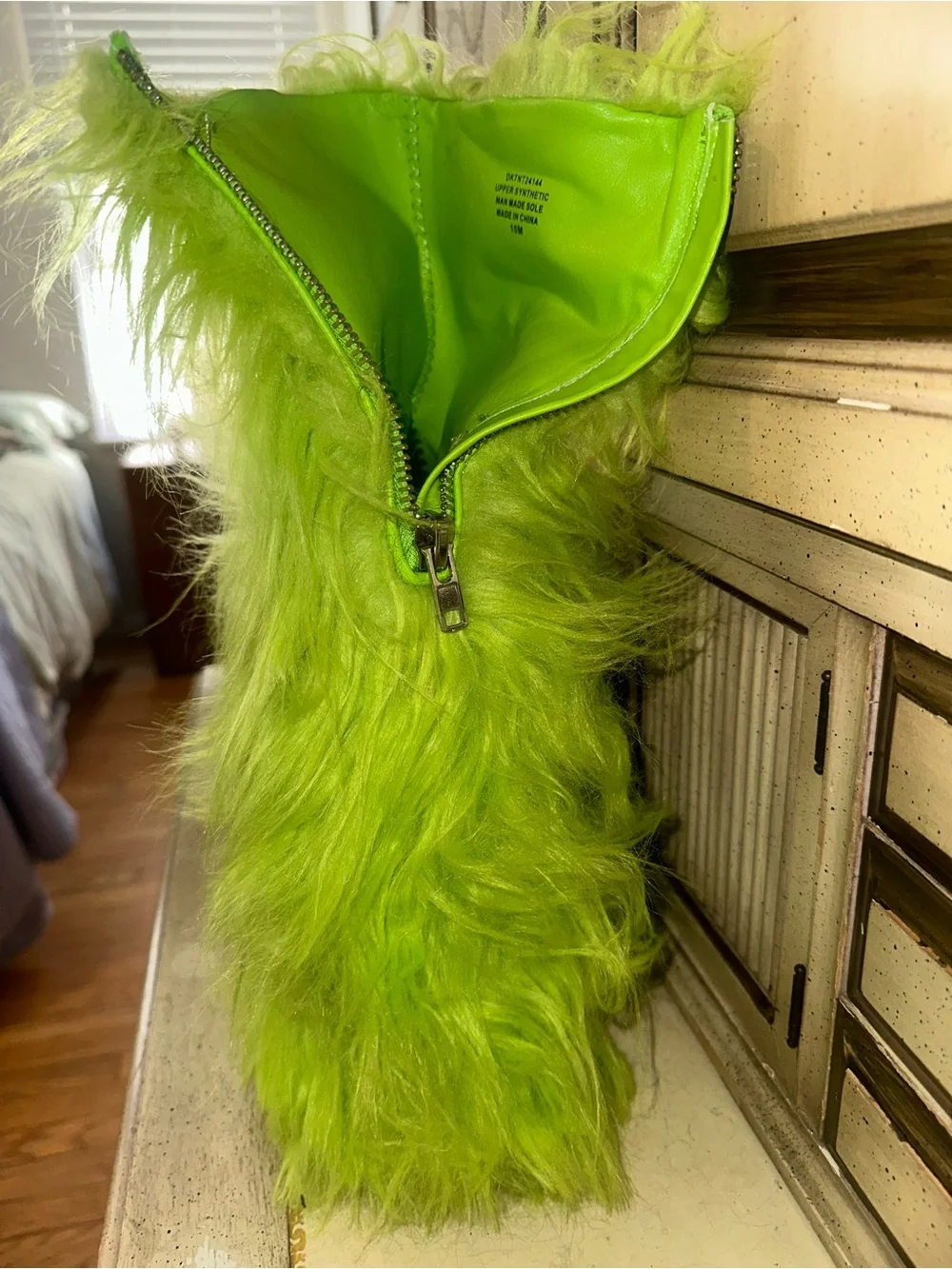 DOLLSKILL KOOKY MONSTER PLATFORM BOOTS - GREEN